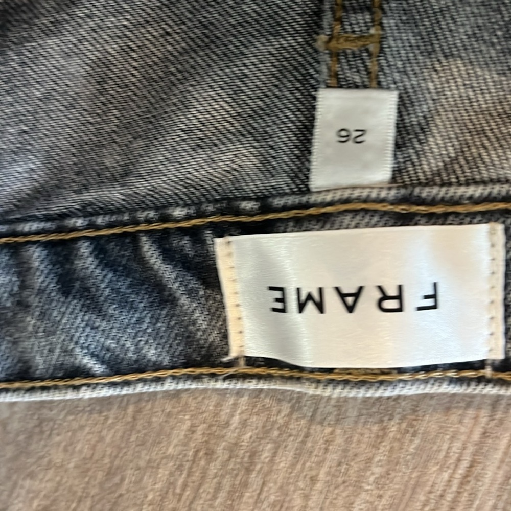 NWT Frame ZURICH EASY DENIM SHORT Size 26 - Picture 7 of 9